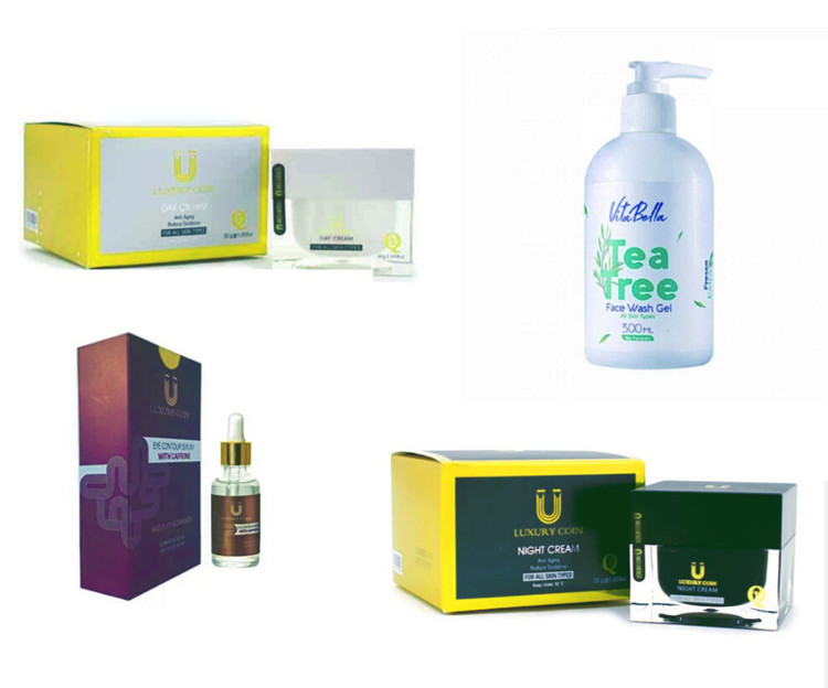 پکیج طلایی روتین پوستی روزانه لاکچری کوین