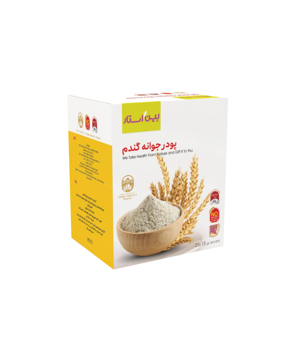 پودر جوانه گندم بین استار دکتر بیز اصلی بسته 25 عددی