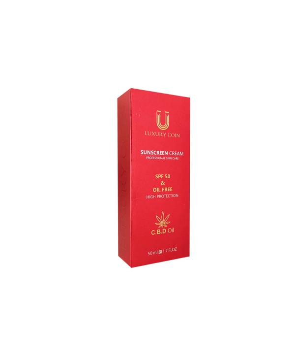 کرم ضد آفتاب spf 50 لاکچری کوین حجم ۵۰ میلی لیتر