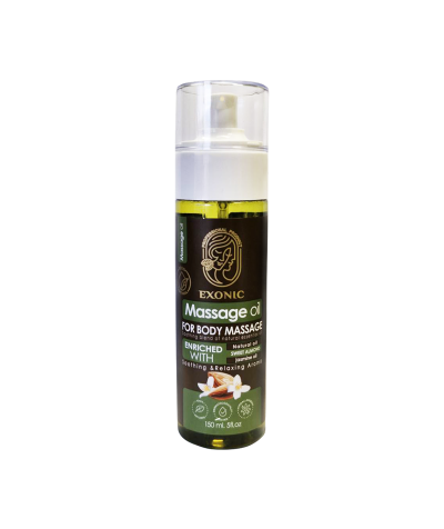 روغن ماساژ بدن اکسونیک حاوی روغن بادام شیرین و روغن یاس